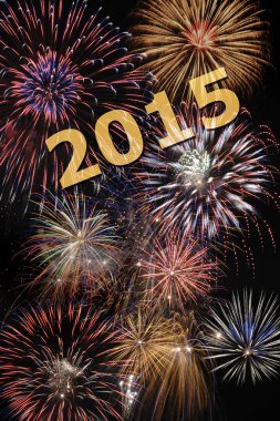Happy new year 2015 clipart