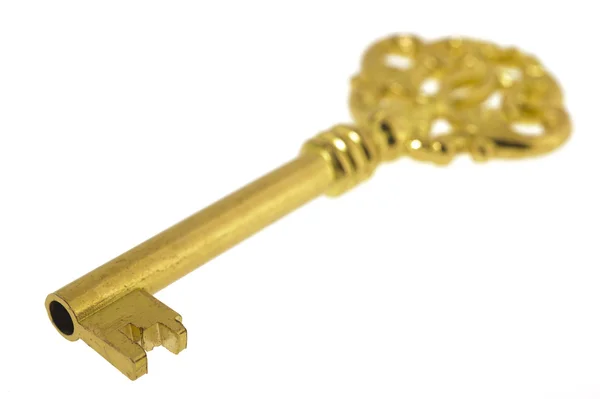 Arany ősi kulcs — Stock Fotó