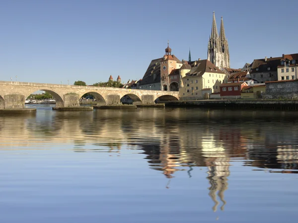 Tyska staden regensburg — Stockfoto