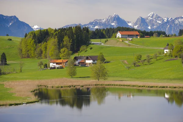 Paesaggio panoramico in Baviera — Foto Stock