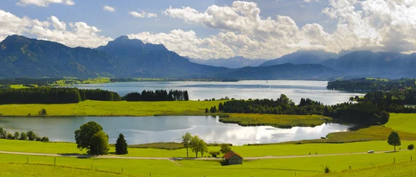 Panorama landskap i Bayern — Stockfoto