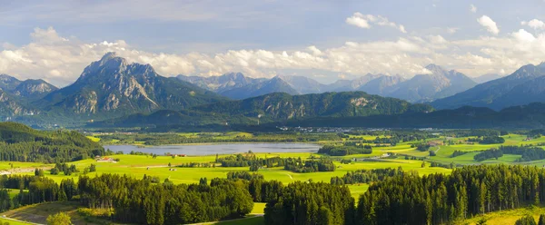 Panorama krajiny v Bavorsku — Stock fotografie