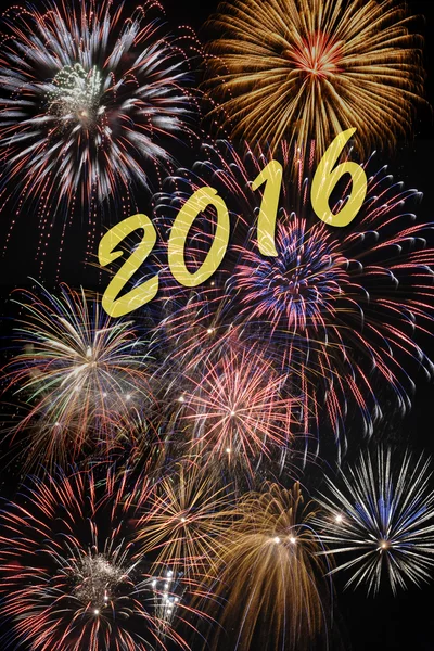 Frohes neues Jahr 2016 — Stockfoto