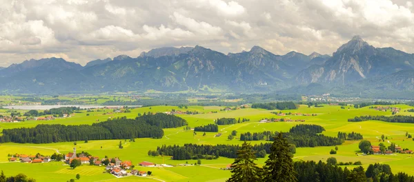 Panoráma táj Bajorországban, Németország — Stock Fotó