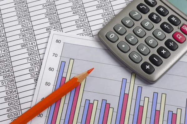 Finance business calculation — Stock Photo, Image