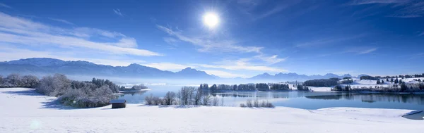 Weite Aussichtslandschaft in Bayern — Stockfoto