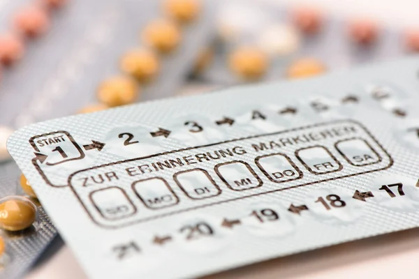 Birth control pills — Stock Photo, Image