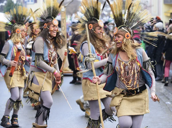 Sfilata di carnevale pubblico in Germania — Foto Stock