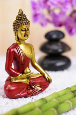 Buddha figure in ZEN garden