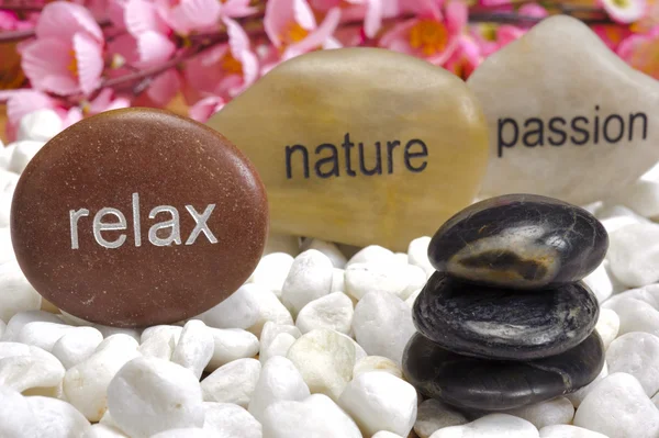 Zen garden with stones — Stock Photo, Image