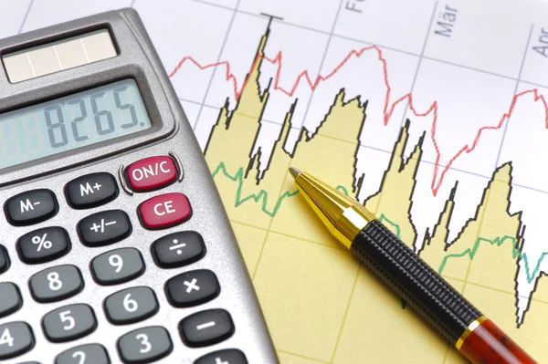 Finance and budget calculation — Stock Photo, Image