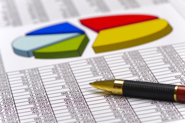 chart and stock exchange