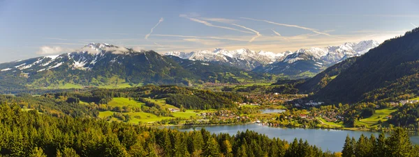 Paisagem panorâmica na Baviera — Fotografia de Stock