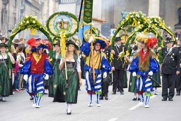 Відкриття парад Октоберфест у Мюнхені — стокове фото