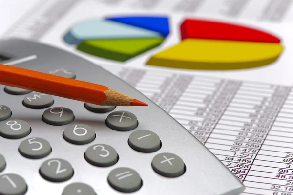 Finance and budget calculation — Stock Photo, Image