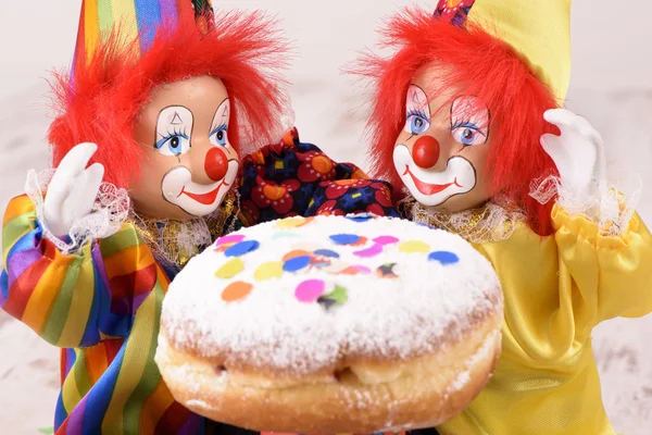 Dona en el carnaval — Foto de Stock