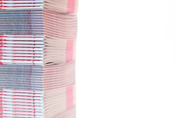Stack of printed materials - shallow DOF — Stock Photo, Image