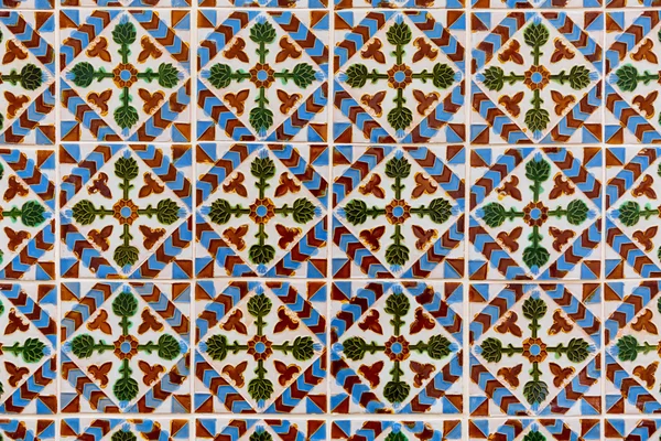 Çok eski azulejos - el boyalı fayans Lizbon — Stok fotoğraf