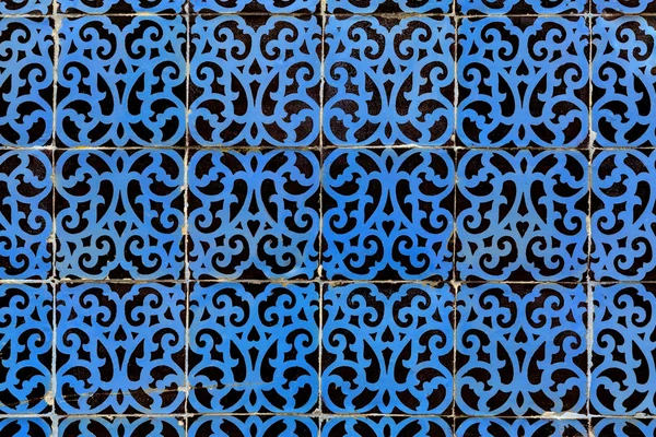 Blauwe azulejos - tegels uit Lissabon — Stockfoto