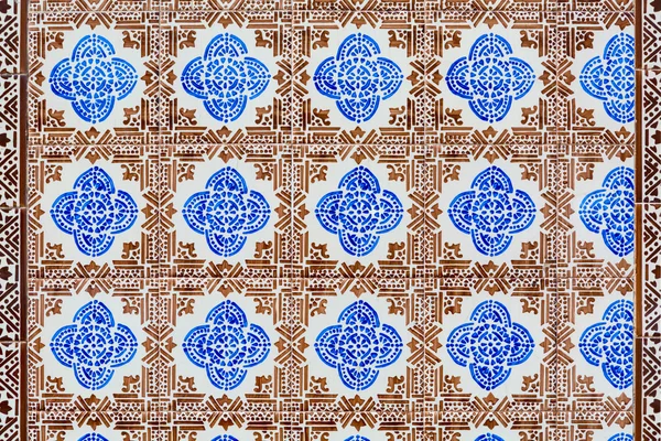 Eski azulejos - el boyalı fayans Lizbon — Stok fotoğraf