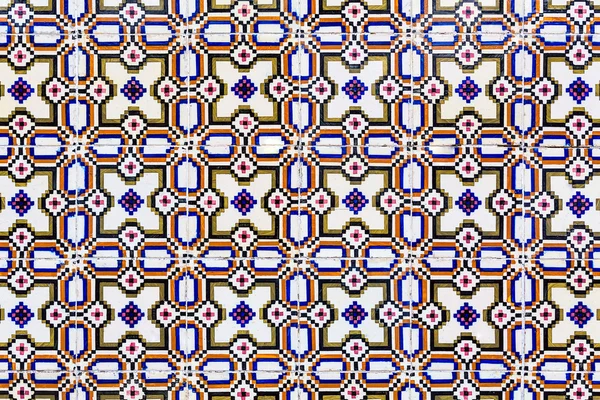 Old azulejos - hand painted tiles from Lisbon — Stock Photo, Image