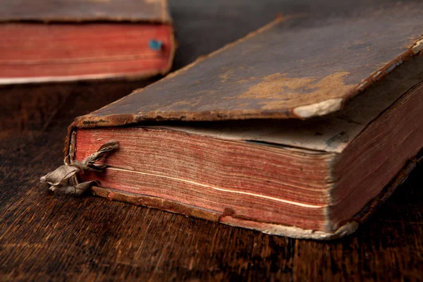 Two very old books — Stock Photo, Image