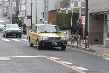 Tokyo, Japonya'da çalışma hakkında taksi