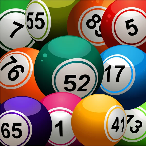 3d bingo ball background — Stock Vector © elaineitalia #7660006