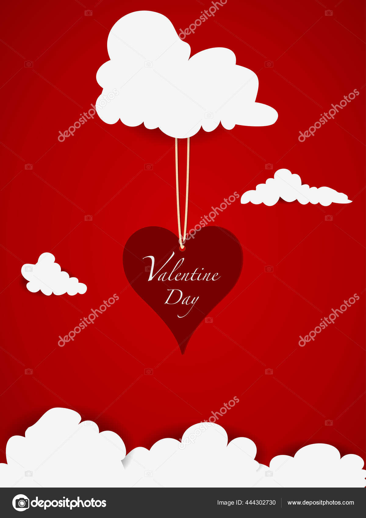  Carte cadeau  - Imprimer - Joyeuse Saint Valentin  (rouge): Gift Cards