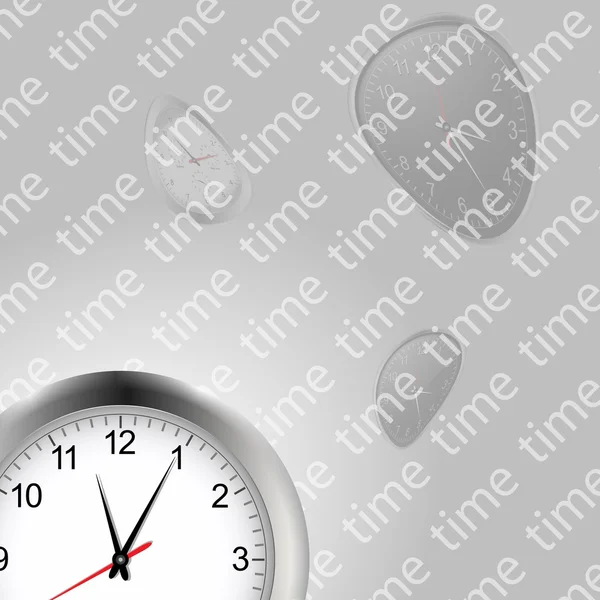 Temps et horloges backgroundai — Image vectorielle