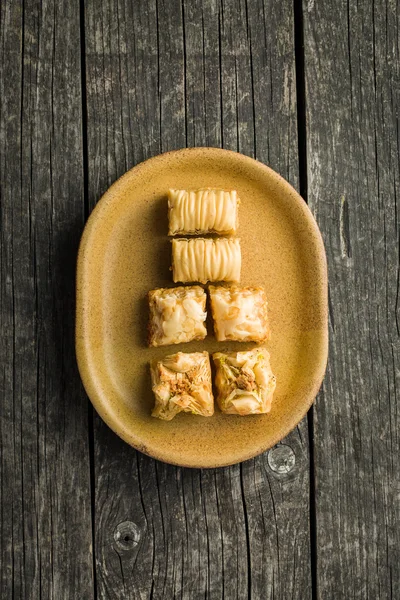 Süßes Baklava-Dessert — Stockfoto