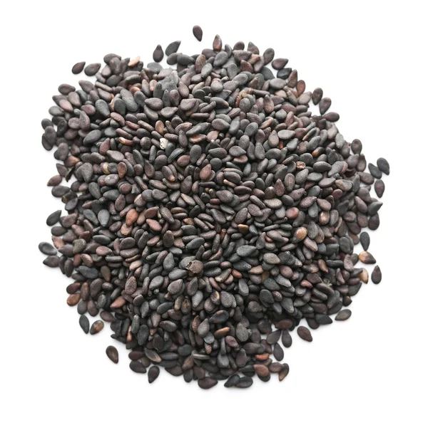Black sesame seeds. — Stock Photo, Image