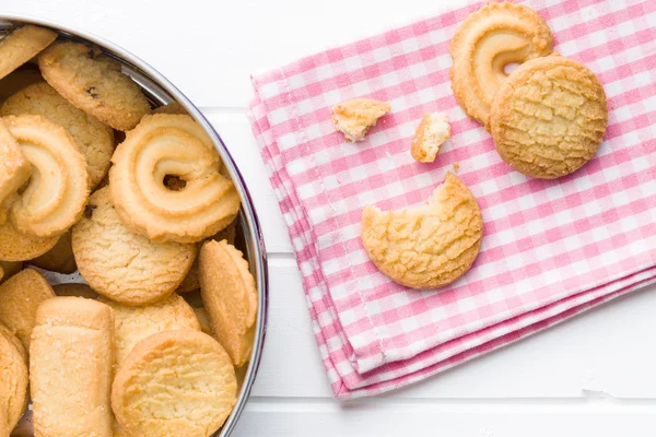 Sweet butter biscuits — Stok fotoğraf