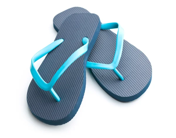 Blauwe flip-flops. — Stockfoto