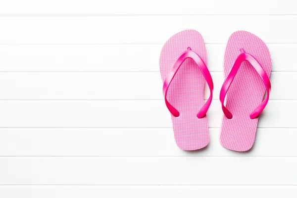 Chanclas rosadas . — Foto de Stock