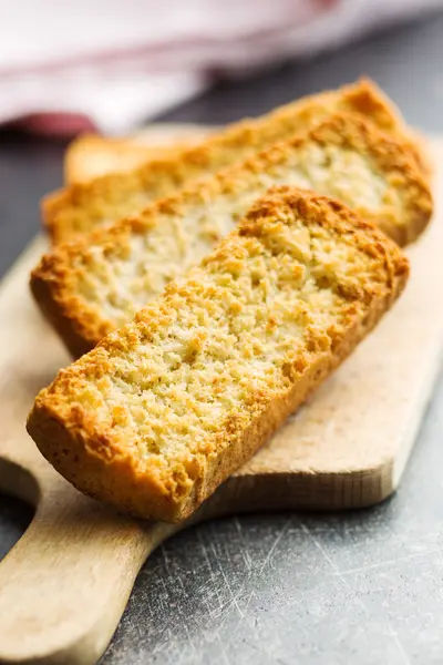 Crispy Italian antipasto bruschetta — Stock Photo, Image