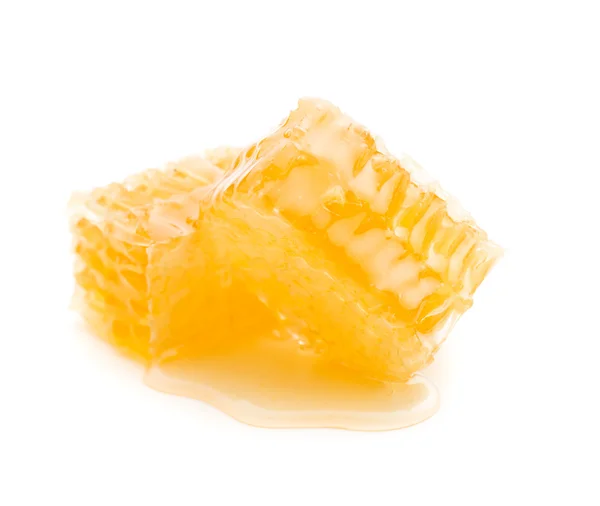 Fresh honey with honeycomb. — Stock Photo, Image