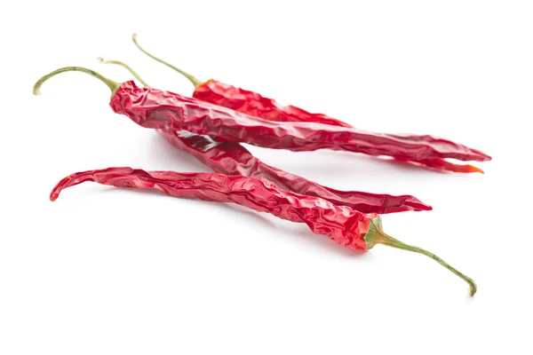 Sušené chilli papričky. — Stock fotografie