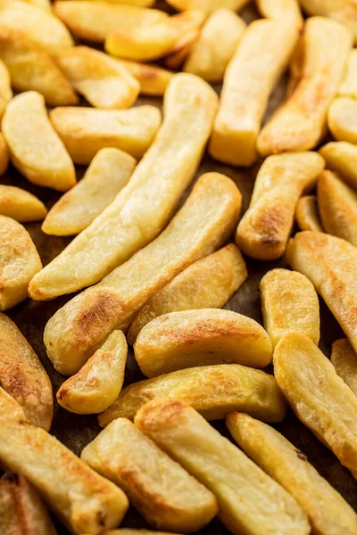 Big French Fries Fried Potato Chips — Stock Photo, Image