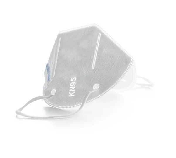 Kn95 Gezichtsmasker Ffp2 Masker Als Covid Bescherming Coronavirus Masker Geïsoleerd — Stockfoto