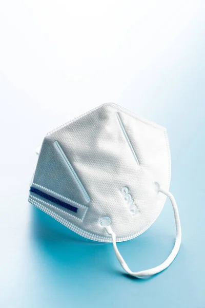 Kn95 Gezichtsmasker Ffp2 Masker Als Covid Bescherming Coronavirus Masker Blauwe — Stockfoto