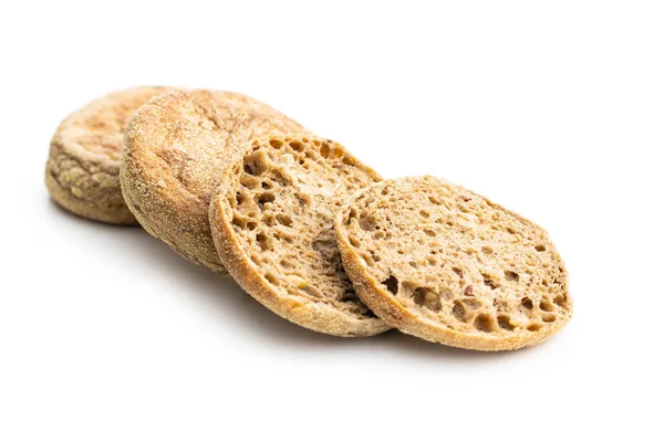 Toast Bread Buns Isolated White Background — Photo