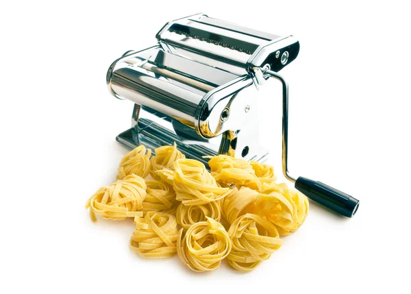 Tagliatelle pasta machine — Stock Photo, Image