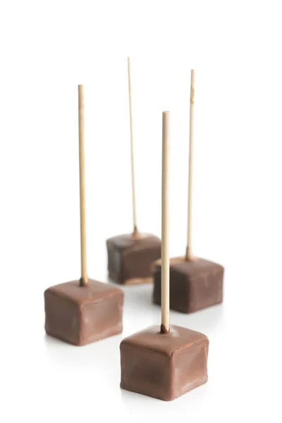 초콜릿 lollipos — 스톡 사진