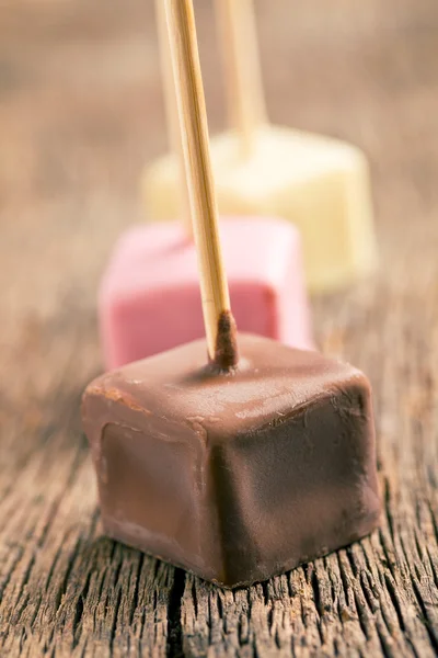 Lollipos au chocolat — Photo