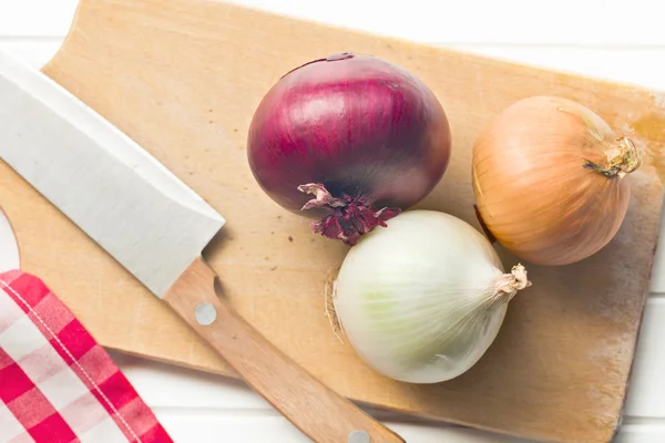 Various onions — Stock Photo, Image