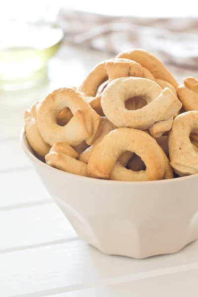 Palitos de pan tarallini —  Fotos de Stock