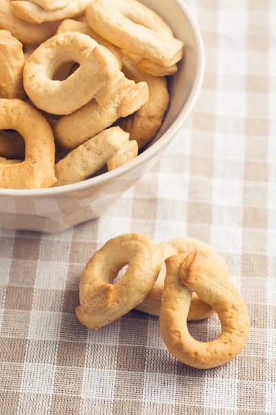 Palitos de pão tarallini — Fotografia de Stock