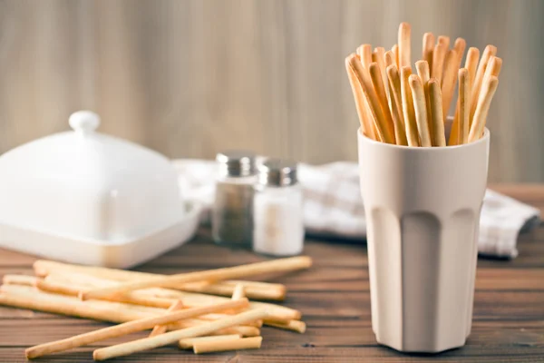 Breadstick grissini — Stockfoto