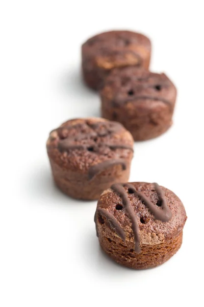 チョコレートとフルーティーなジャムの甘いデザート — ストック写真